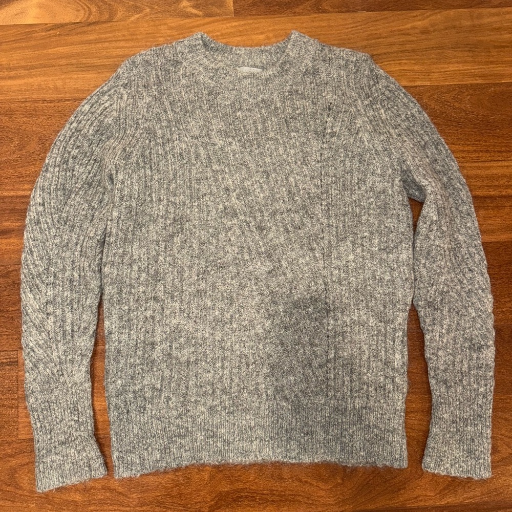COS Women’s Heathered Gray Crewneck Sweater